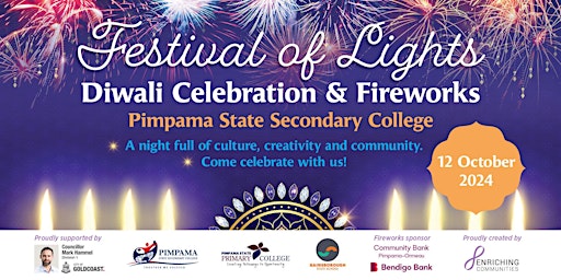 Diwali Festival of Lights 2024 Fireworks Celebration Pimpama  primärbild