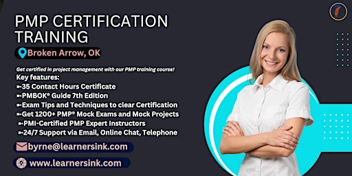 Primaire afbeelding van PMP Exam Prep Certification Training Courses in Broken Arrow, OK