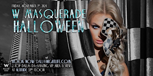Imagem principal do evento W Dallas Rooftop Masquerade Halloween Party
