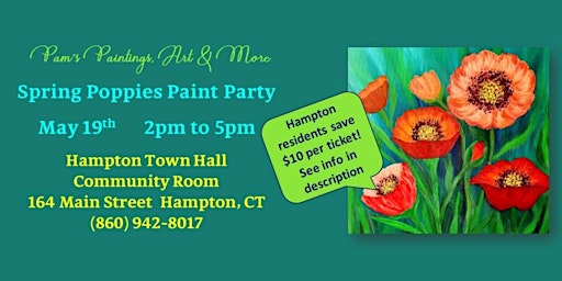 Spring Poppies Paint Party  primärbild