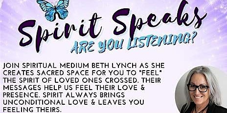 Primaire afbeelding van Spirit Speaks with Medium Beth Lynch
