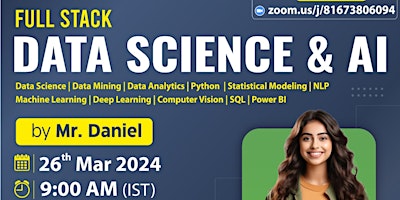 Data Science Training Course at Best Price in Hyderabad primary image