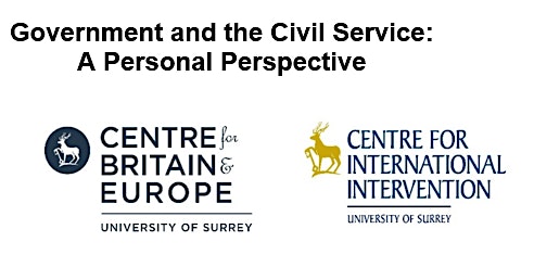Imagem principal do evento Government and the Civil Service: A Personal Perspective