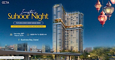 OCTA Properties Investor's  Suhoor  Night primary image