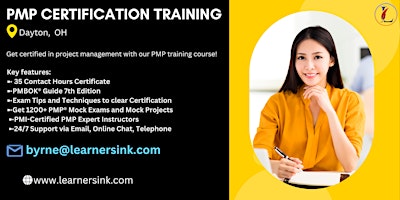 Primaire afbeelding van PMP Exam Prep Certification Training Courses in Dayton, OH