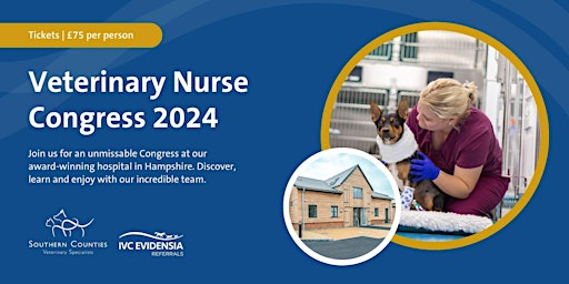 Imagem principal do evento SCVS Veterinary Nursing Congress 2024