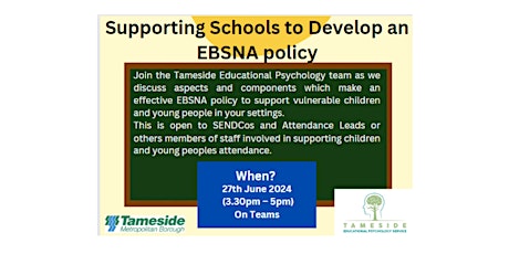Supporting Schools to Develop an EBSNA policy primary image