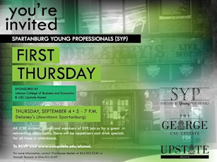 SYP First Thursday Sponsored by USC Upstate Alumni and the Johnson College of Business and Economics primary image
