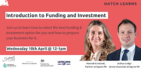 Imagem principal de Hatch Learns: Introduction to Funding and Investment