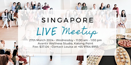 Imagem principal de Connected Women Singapore LIVE Meetup - 27th March 2024