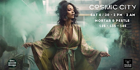 Cosmic City 2 • Rooftop Party Chinatown • Sat 20 April • Day To Night