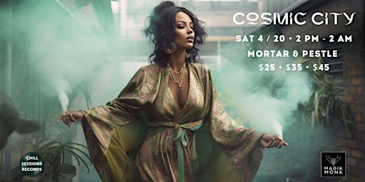 Cosmic City 2 • Rooftop Party Chinatown • Sat 20 April • Day To Night  primärbild