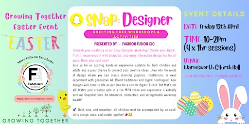 Imagem principal do evento Snap: Designer - Community creativity through innovative digital fashion