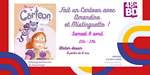Image principale de 48h BD : Fait un Cartoon avec Amandine et Mistinguette !