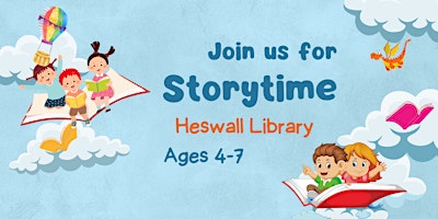 Imagem principal do evento Storytime at Heswall Library