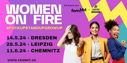 Primaire afbeelding van femMit - Women on Fire - Chemnitz - GenZ-Special