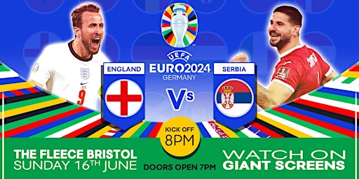 England v Serbia - Giant Screen Euros at The Fleece  primärbild