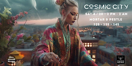 Cosmic City 002 • Rooftop Party Chinatown • Saturday 20 April