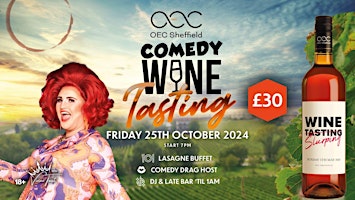 Primaire afbeelding van Comedy Wine Tasting Experience