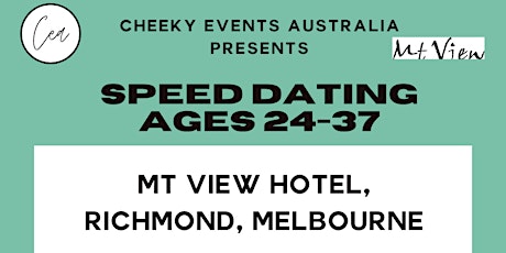 Melbourne speed dating for ages 25-44 by Cheeky Events Australia