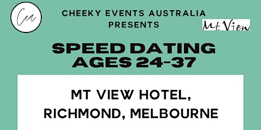 Primaire afbeelding van Melbourne speed dating for ages 25-44 by Cheeky Events Australia