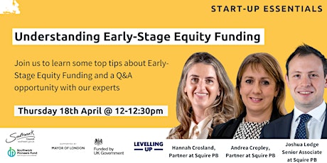 Imagen principal de Start-up Essentials: Understanding Early-Stage Equity Funding