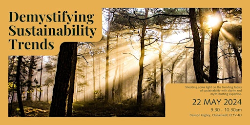 Image principale de Demystifying sustainability trends