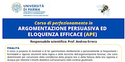 Hauptbild für Corso di perfezionamento in public speaking e argomentazione persuasiva