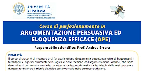 Corso di perfezionamento in public speaking e argomentazione persuasiva