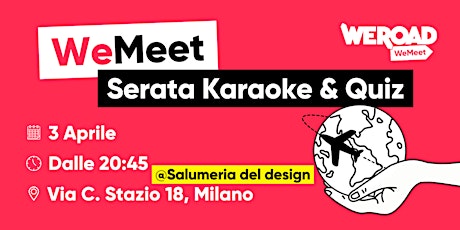 WeMeet | Serata Karaoke & Quiz