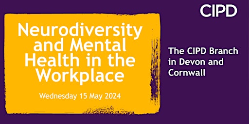Image principale de Neurodiversity and Mental Health in the Workplace