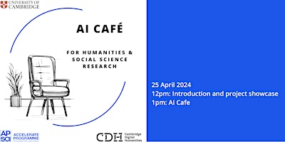 AI Café for Humanities and Social Science Research primary image