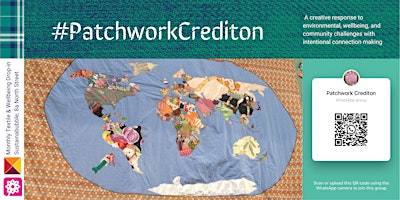 Imagem principal de #PatchworkCrediton, a Wellbeing and Well Planet Drop-in (May 2024)