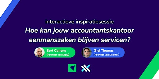 Imagem principal do evento Hoe kan jouw accountantskantoor eenmanszaken blijven servicen?