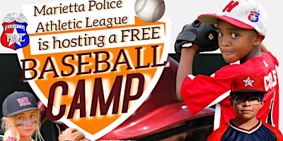 Imagen principal de Marietta PAL "BASEBALL CAMP" - April 20th, 9am-12pm