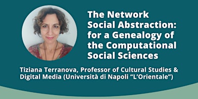 The Network Social Abstraction | Professor Tiziana Terranova primary image