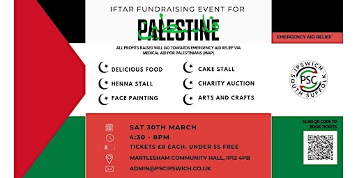 Image principale de Fundraising Iftar for Palestine