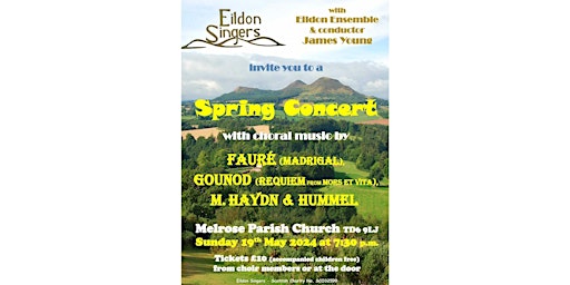 Imagem principal do evento Eildon Singers Spring Concert