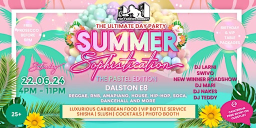 Imagen principal de Summer Sophistication The Ultimate Day Party