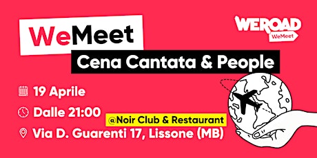 WeMeet | Cena Cantata & Party Night