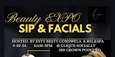 Imagen principal de Sip & Facials with Estsy Besty Conswela