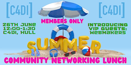 Summer Community Networking Lunch - Members Only  primärbild