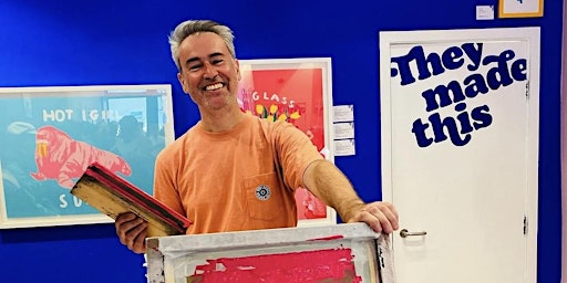Imagem principal do evento They Made This Presents Yeye Weller x Private Press Screenprint Workshop