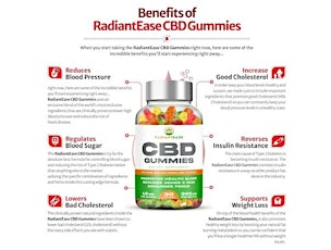 Radiant Ease Blood CBD Gummies Reviews: Scam or Legit? Shocking Truth Expos