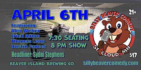 Silly Beaver Comedy - April 6th