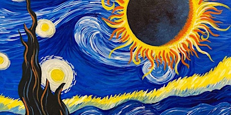 Starry Night Eclipse Paint Party
