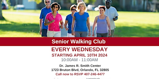 Imagem principal do evento Senior Walking Club with Metro Health at Dr. James R. Smith Center