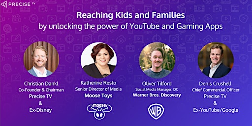 Imagen principal de Reaching Kids & Families by unlocking the power of YouTube and Gaming Apps