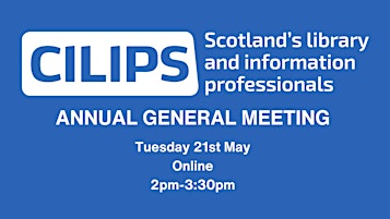 Imagen principal de CILIP Scotland Annual General Meeting 2024