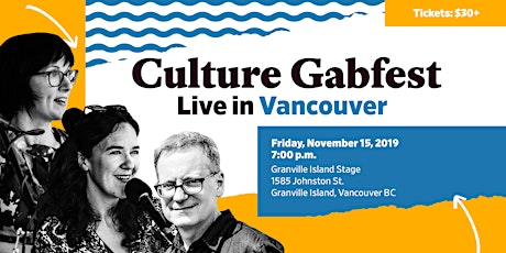 Slate Presents: Culture Gabfest Live in Vancouver primary image